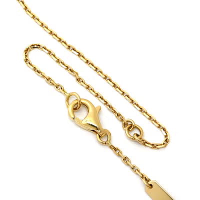 Van Cleef & Arpels Vintage Alhambra Lapis Lazuli Diamond 18K Yellow Gold Necklace