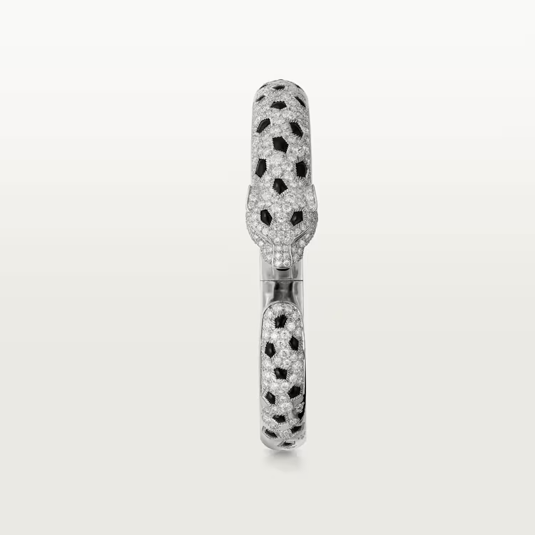 Panthère de Cartier bracelet, medium model, half-paved
