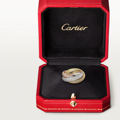 Trinity ring, large model, paved