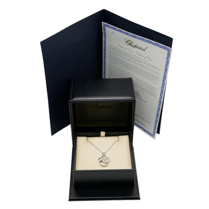 White Gold Diamond Happy Diamonds Pendant