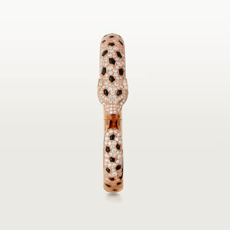 Panthère de Cartier bracelet, medium model, half-paved