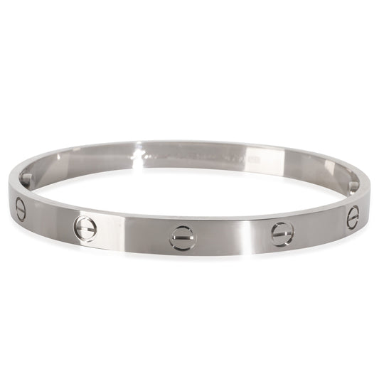 White Gold Love Bracelet