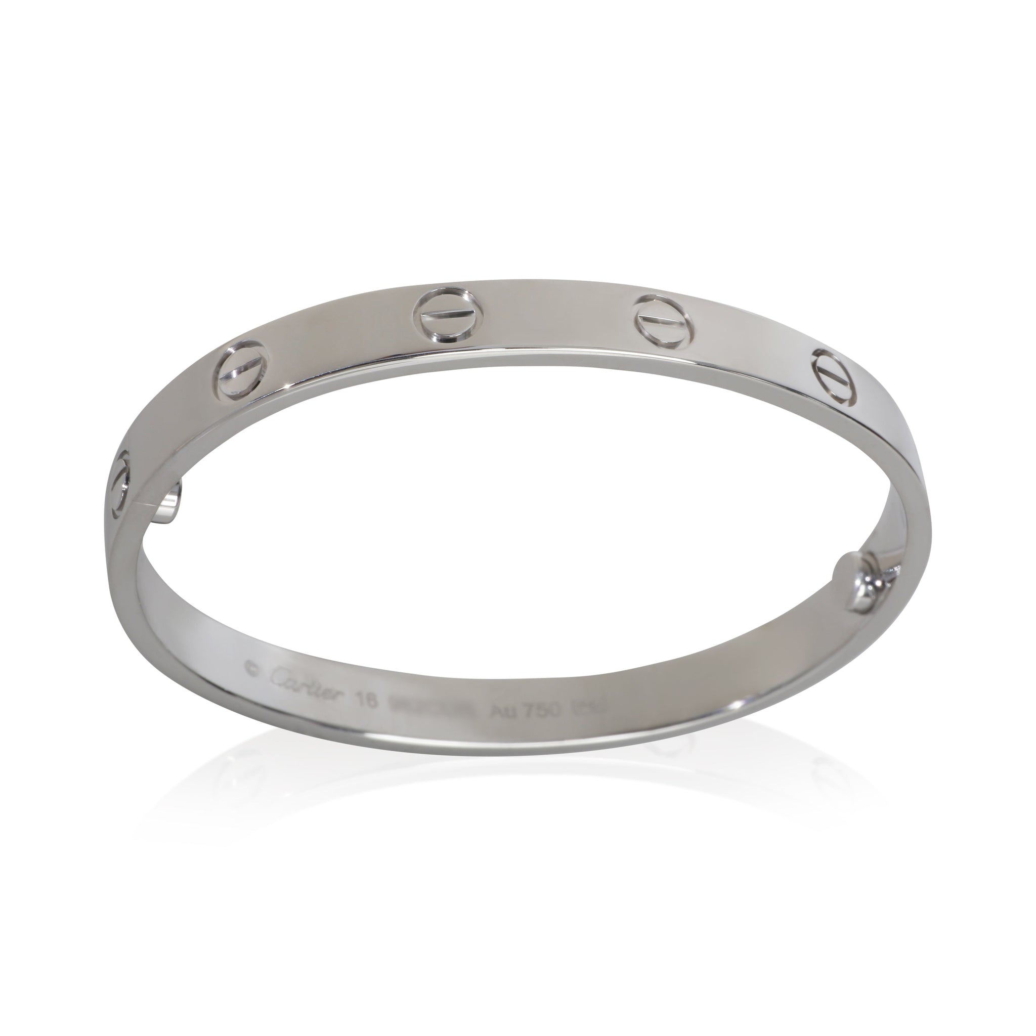 White Gold  Love Bracelet