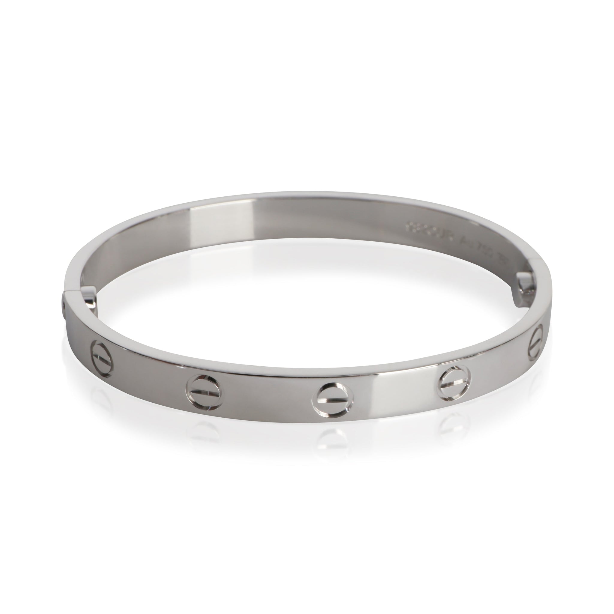 White Gold  Love Bracelet
