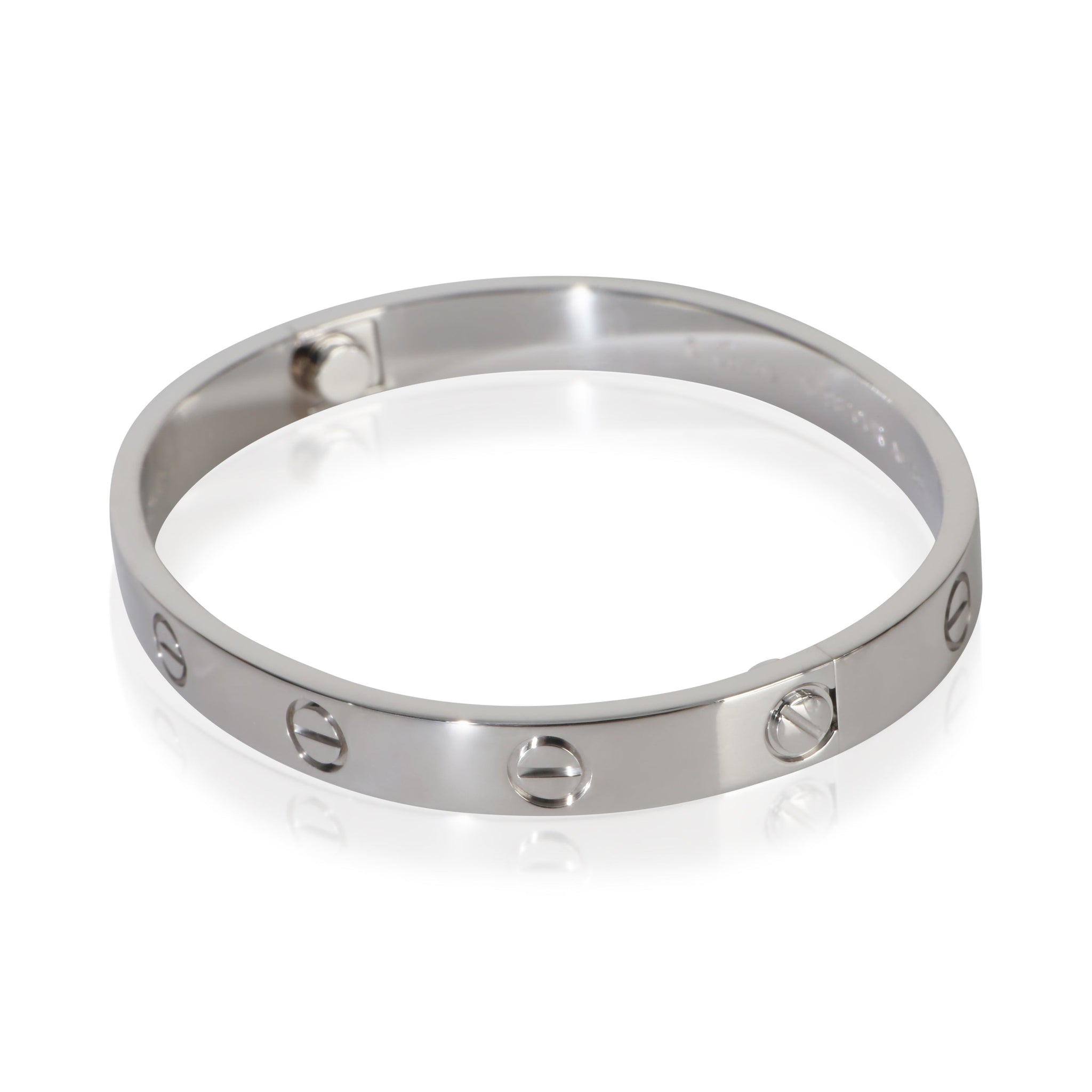 White Gold  Love Bracelet