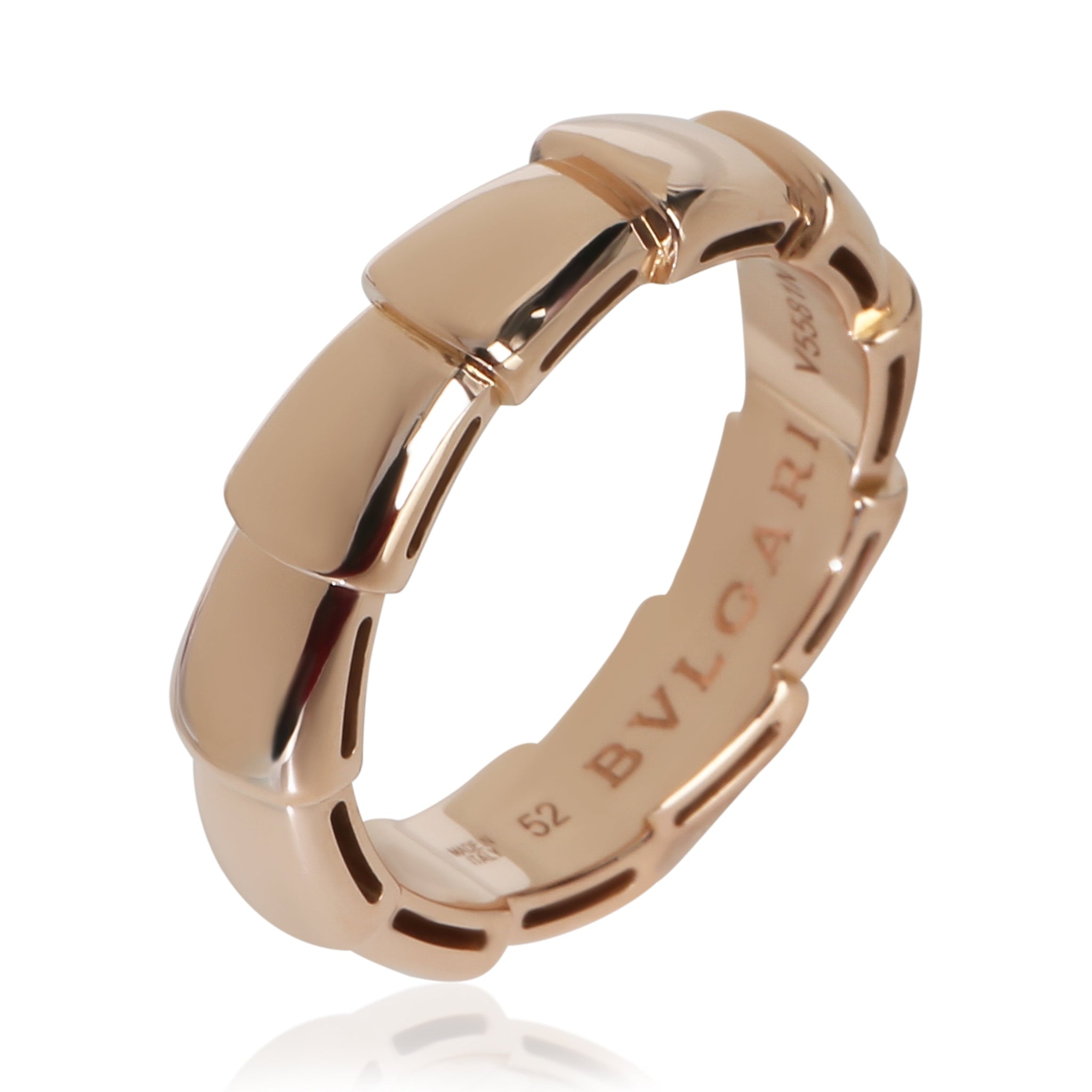 Rose Gold  Serpenti Viper Thick Band