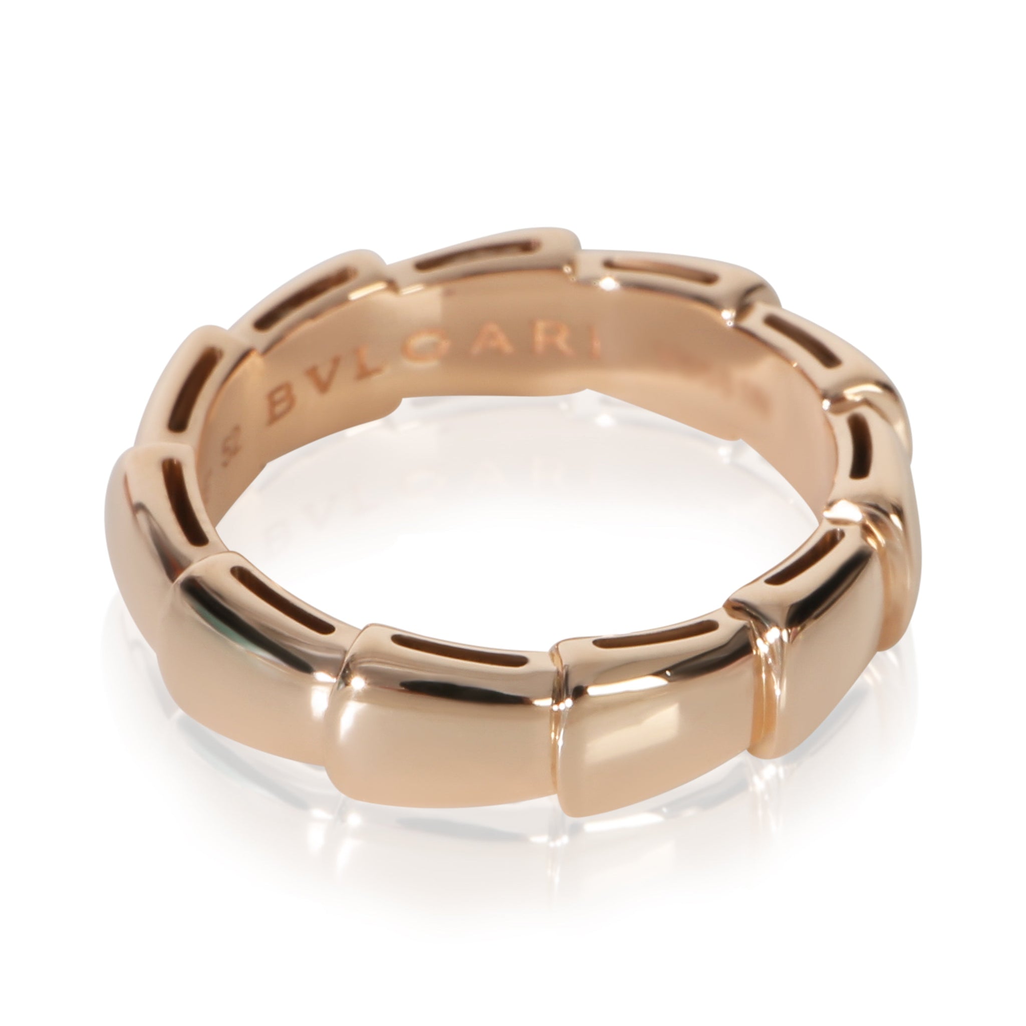 Rose Gold  Serpenti Viper Thick Band