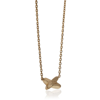 Yellow Gold Diamond Small Model Jeux de Liens Pendant