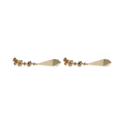 Yellow Gold  Modern Renaissance Earrings