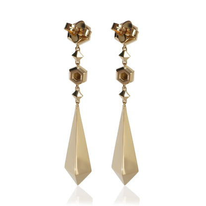 Yellow Gold  Modern Renaissance Earrings