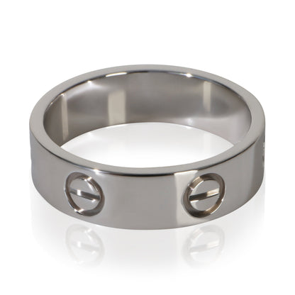 White Gold  Love Ring