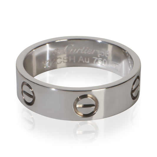 White Gold  Love Ring