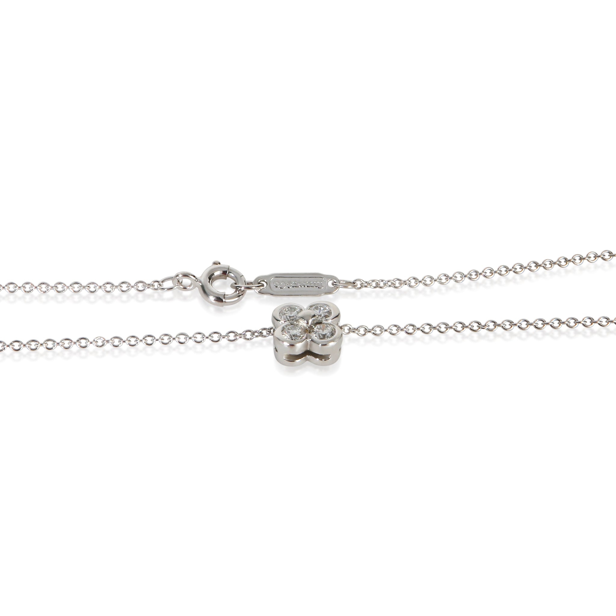 Platinum Diamond Lace Pendant