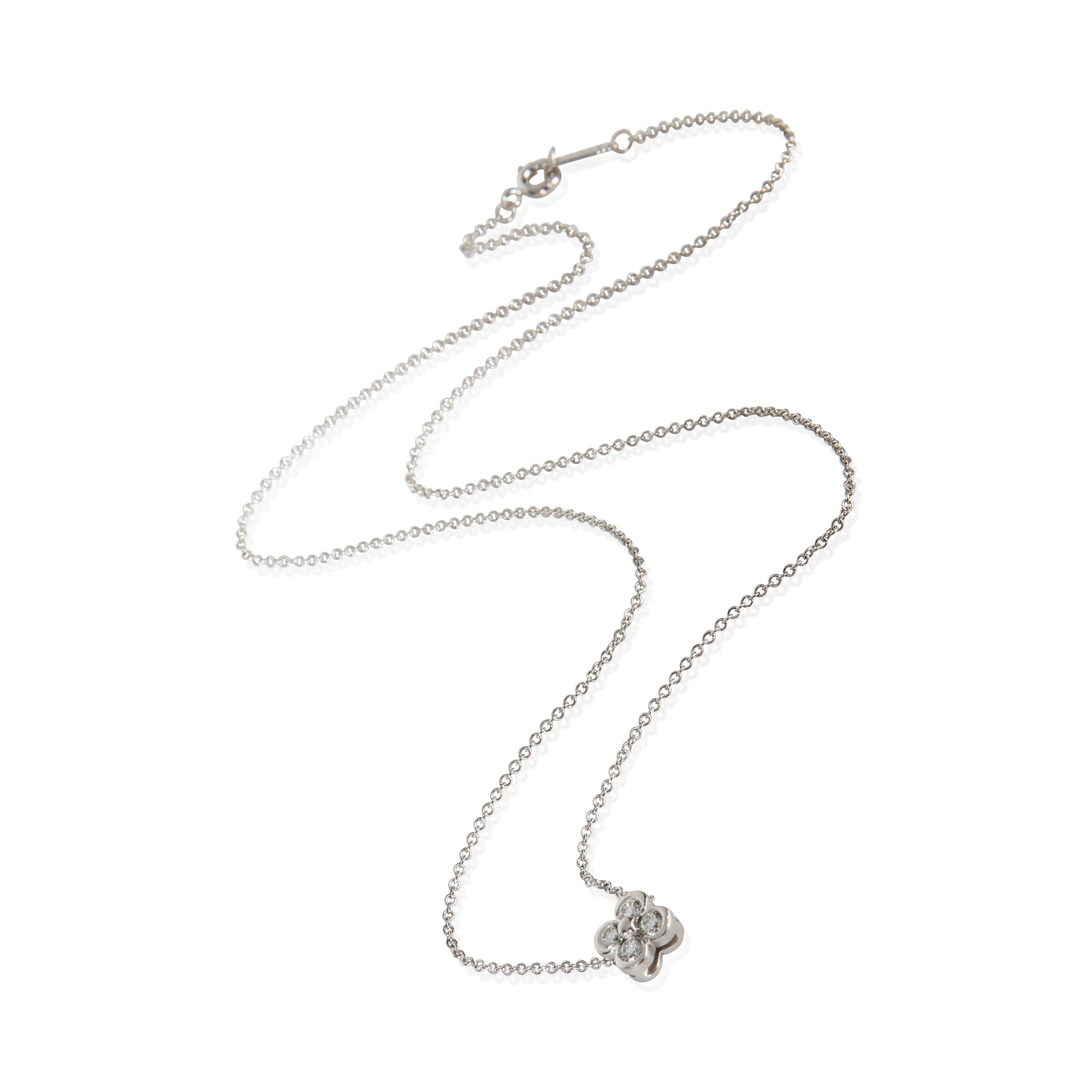Platinum Diamond Lace Pendant
