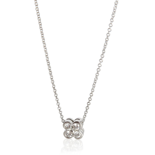 Platinum Diamond Lace Pendant