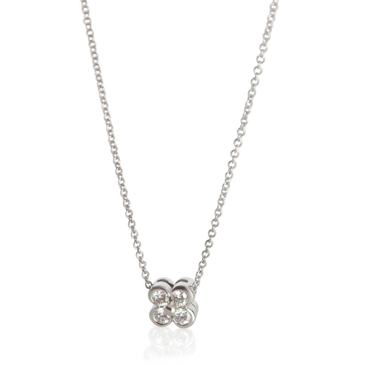 Platinum Diamond Lace Pendant