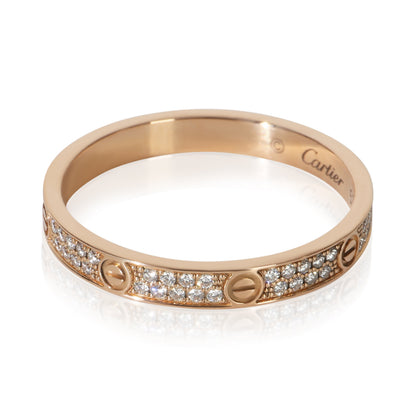Rose Gold Diamond Mini Model Love Ring
