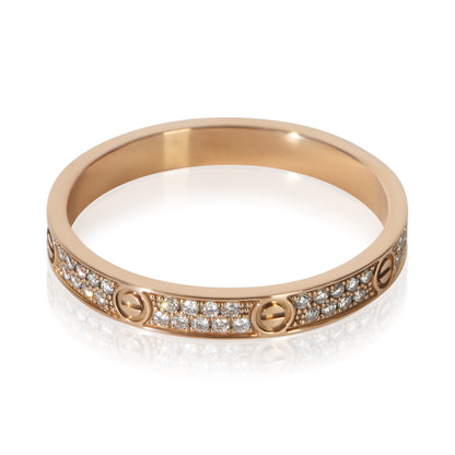 Rose Gold Diamond Mini Model Love Ring