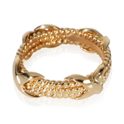 Yellow Gold  Schlumberger X Ring