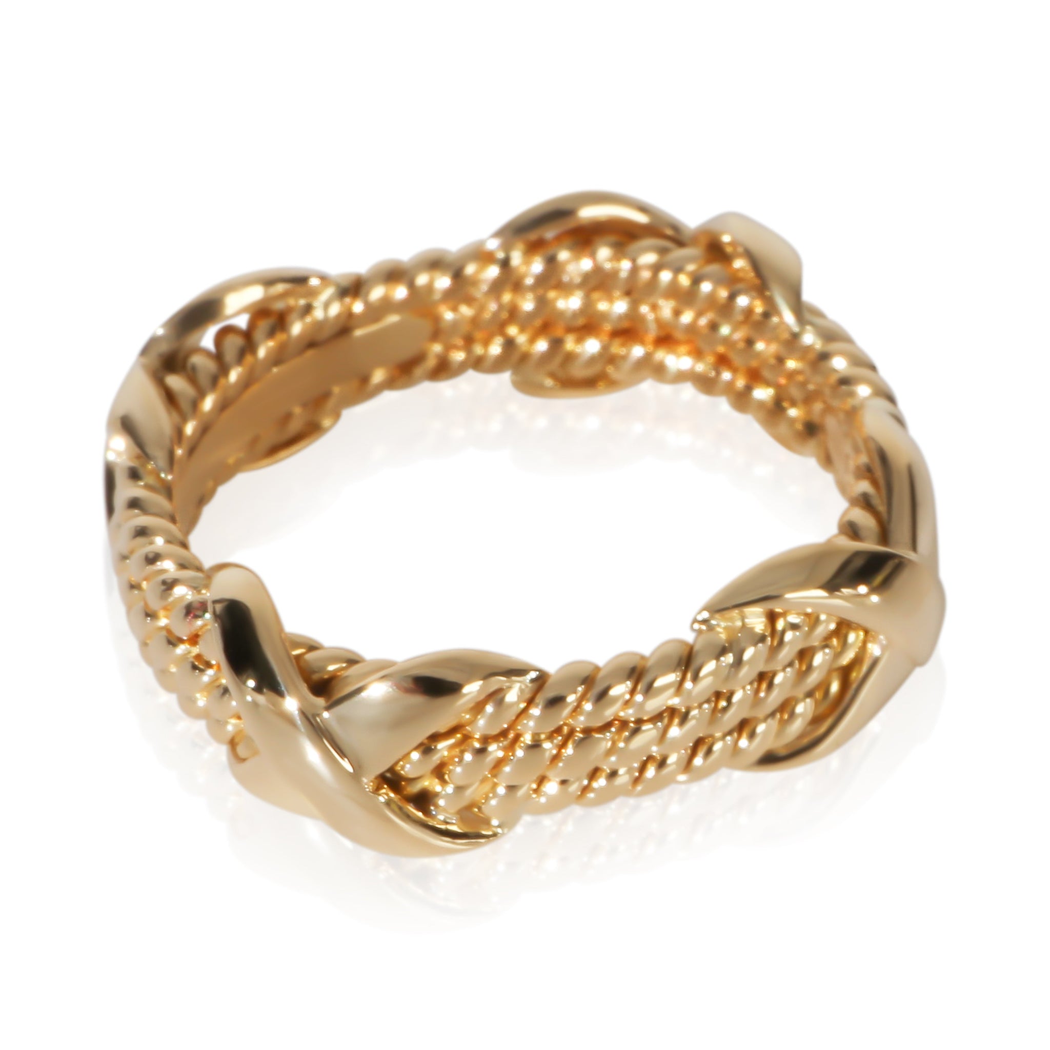 Yellow Gold  Schlumberger X Ring
