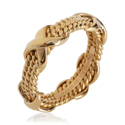 Yellow Gold  Schlumberger X Ring