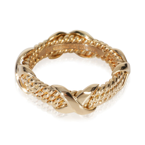 Yellow Gold  Schlumberger X Ring