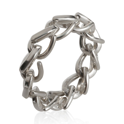 Sterling Silver  Forged Link Ring