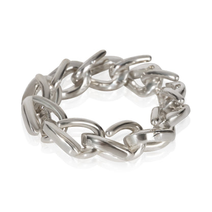 Sterling Silver  Forged Link Ring