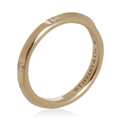 Yellow Gold Diamond Tiffany True Band