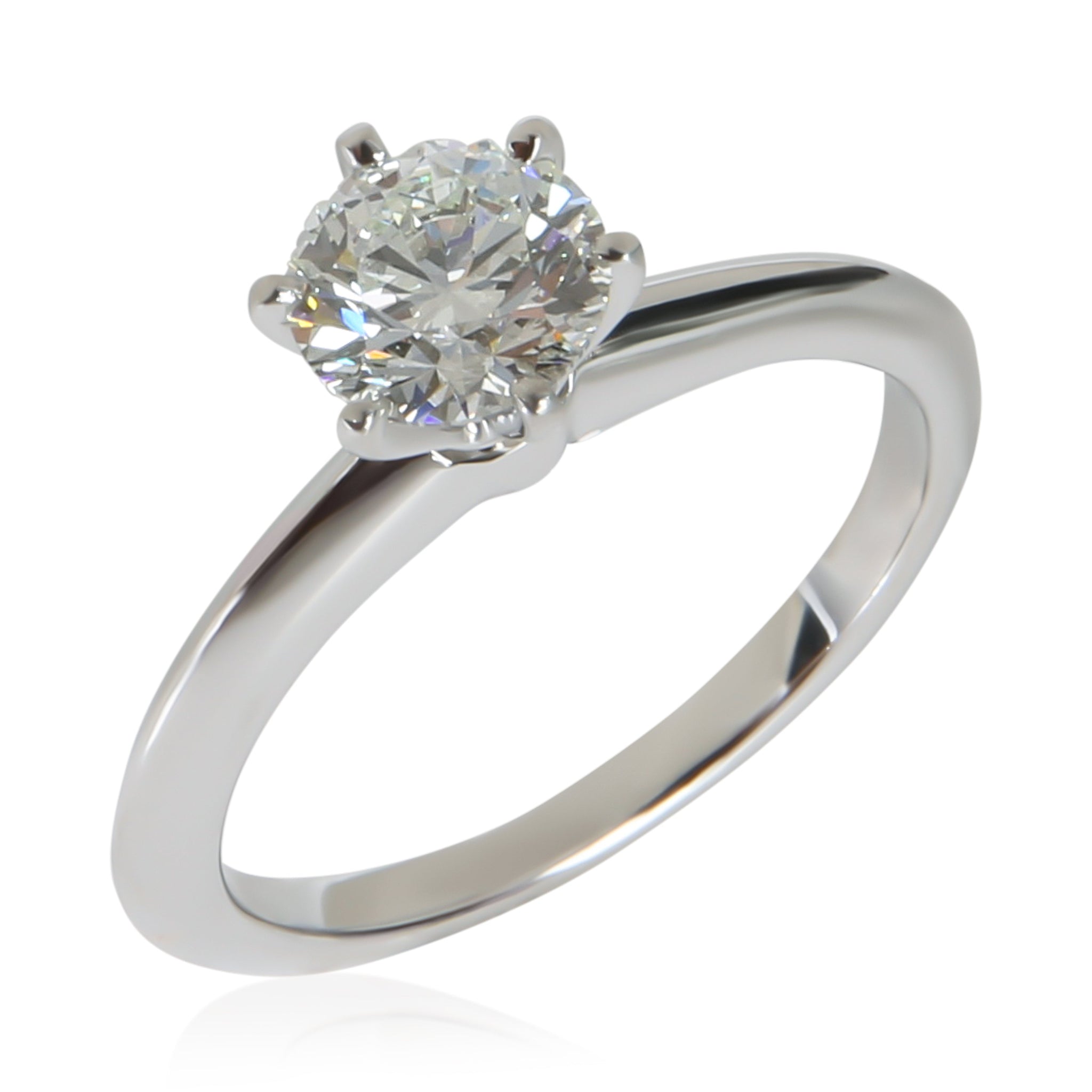 0.84 ct Round Brilliant Diamond Engagement Ring