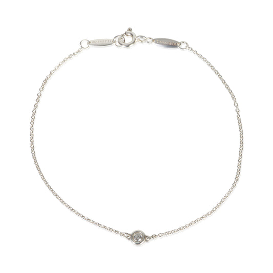 Sterling Silver Diamond Elsa Peretti Diamond By The Yard Bracelet
