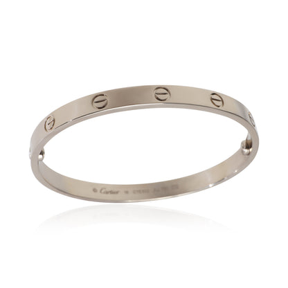 White Gold  Love Bracelet