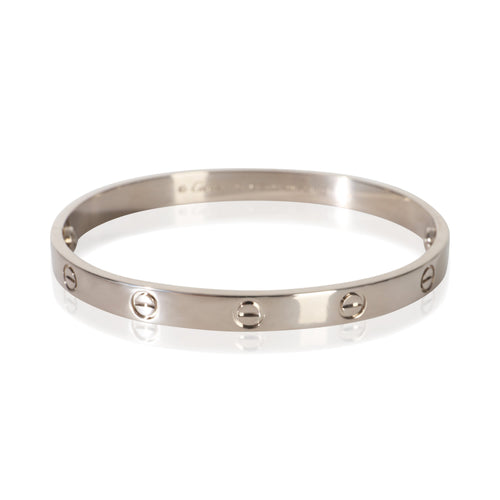 White Gold  Love Bracelet