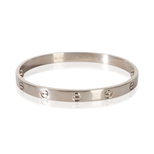 White Gold  Love Bracelet