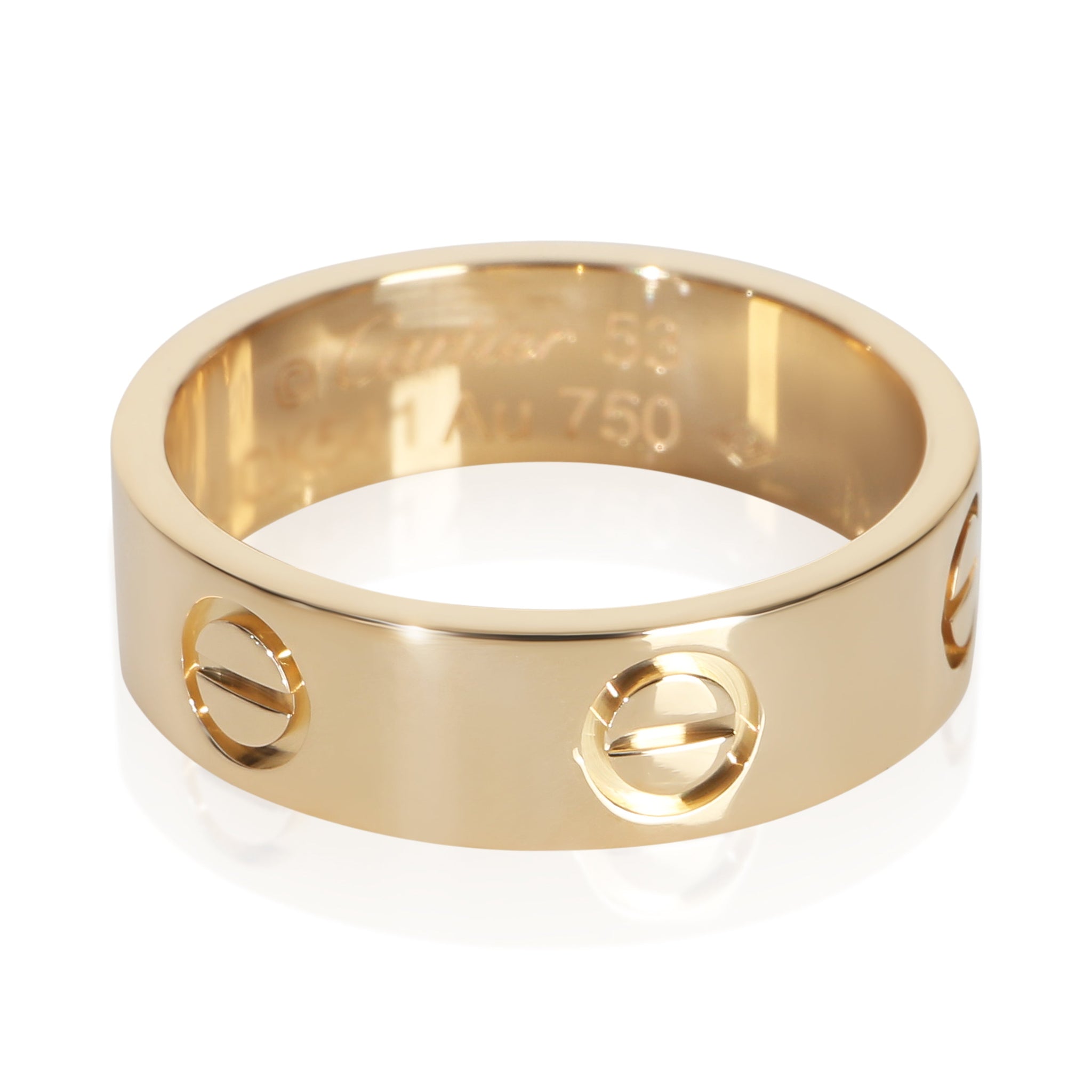 Yellow Gold  Love Ring