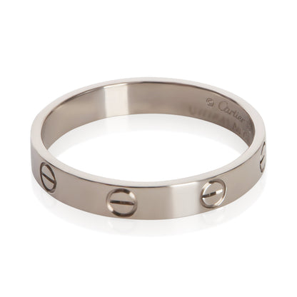 White Gold  Small Model Love Ring