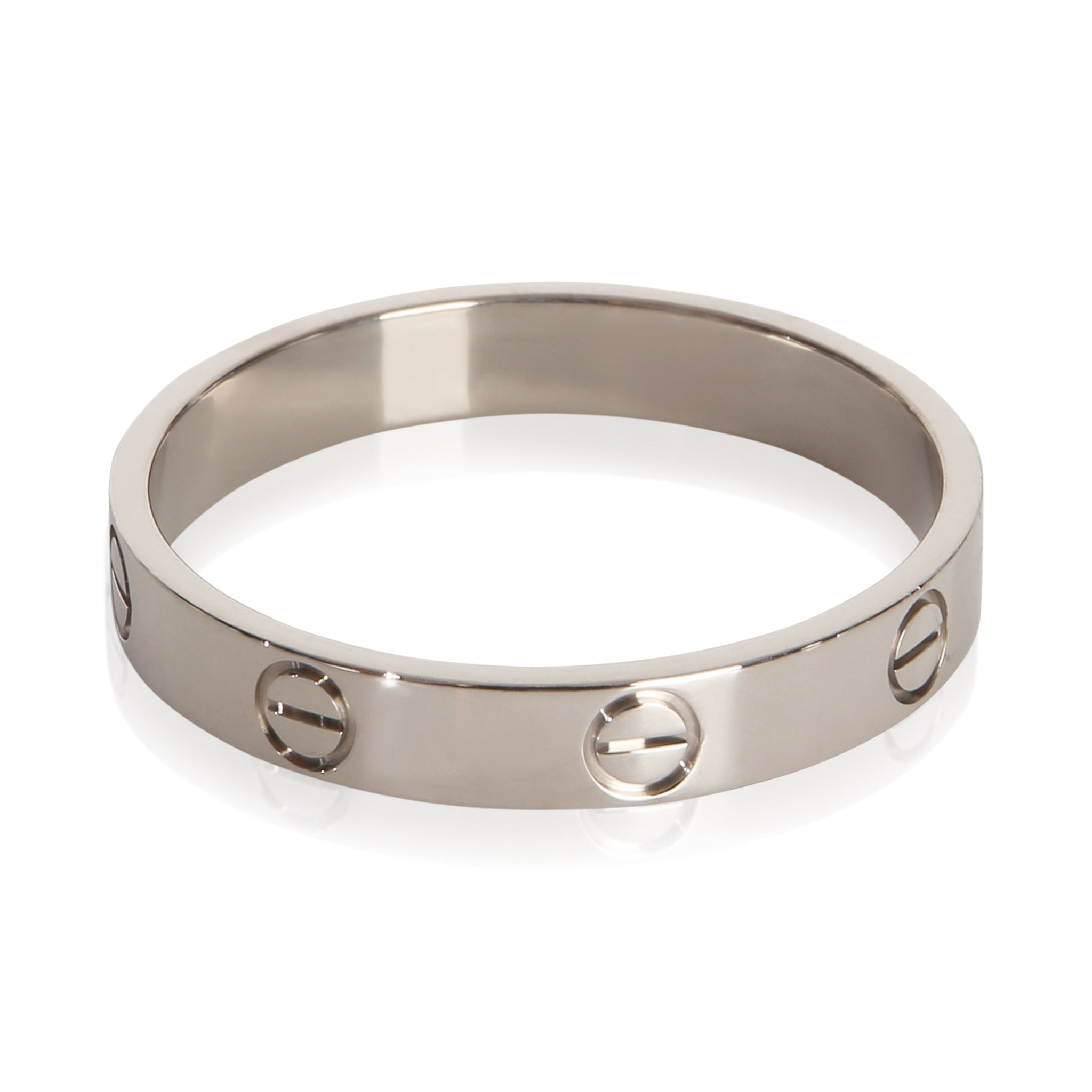 White Gold  Small Model Love Ring
