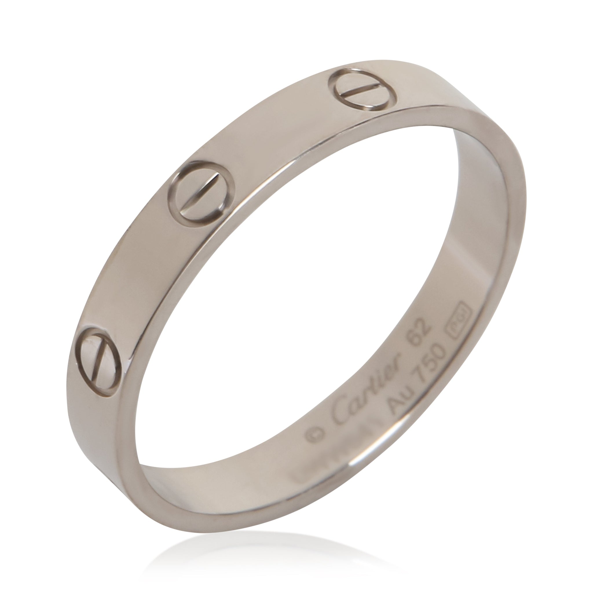 White Gold  Small Model Love Ring