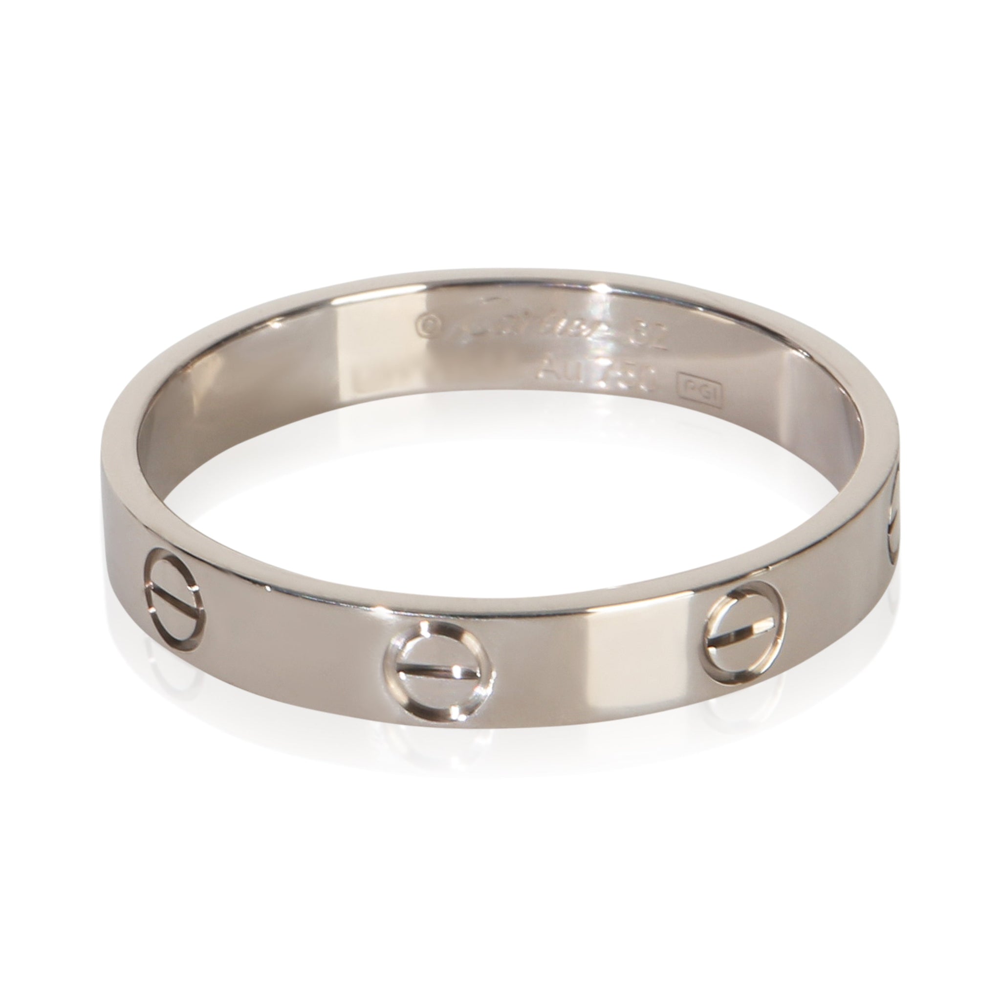 White Gold  Small Model Love Ring