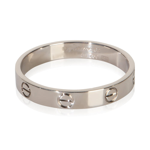 White Gold  Small Model Love Ring