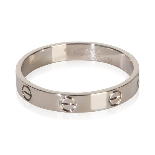 White Gold  Small Model Love Ring