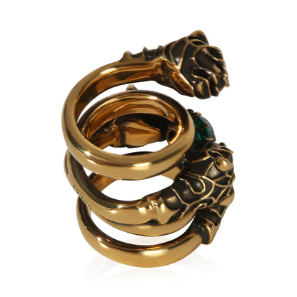 Gold-Plated  Tigers Hear Wrap Ring