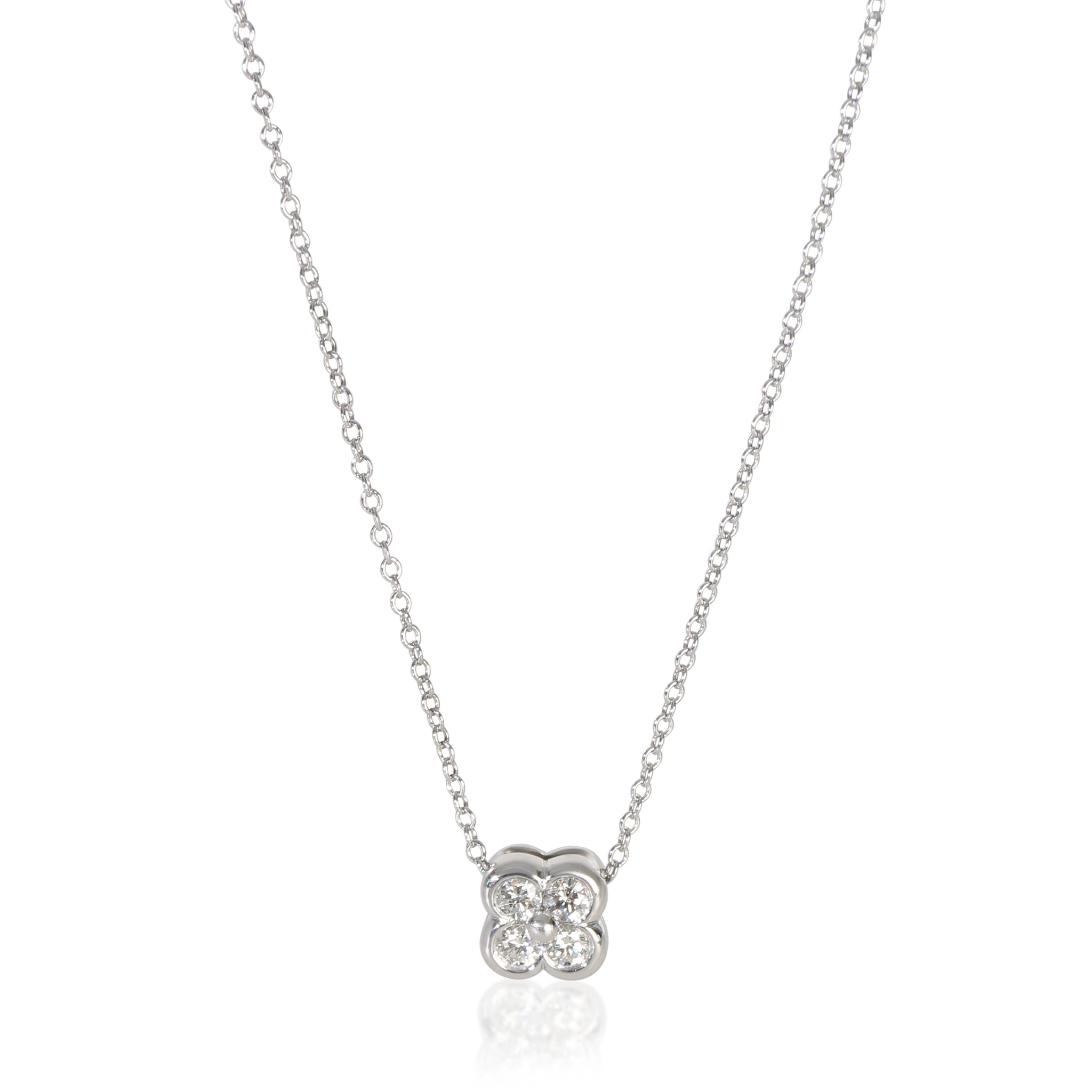 Sterling Silver Diamond Lace Pendant