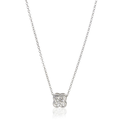 Sterling Silver Diamond Lace Pendant