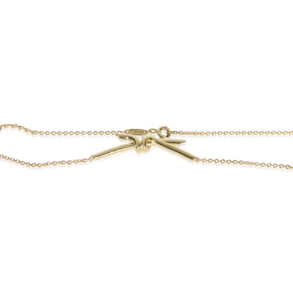 Yellow Gold  Knot Necklace