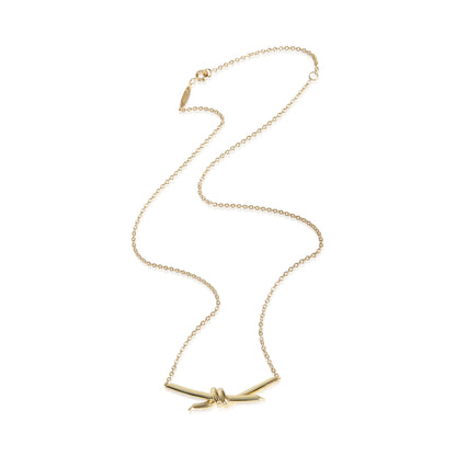 Yellow Gold  Knot Necklace
