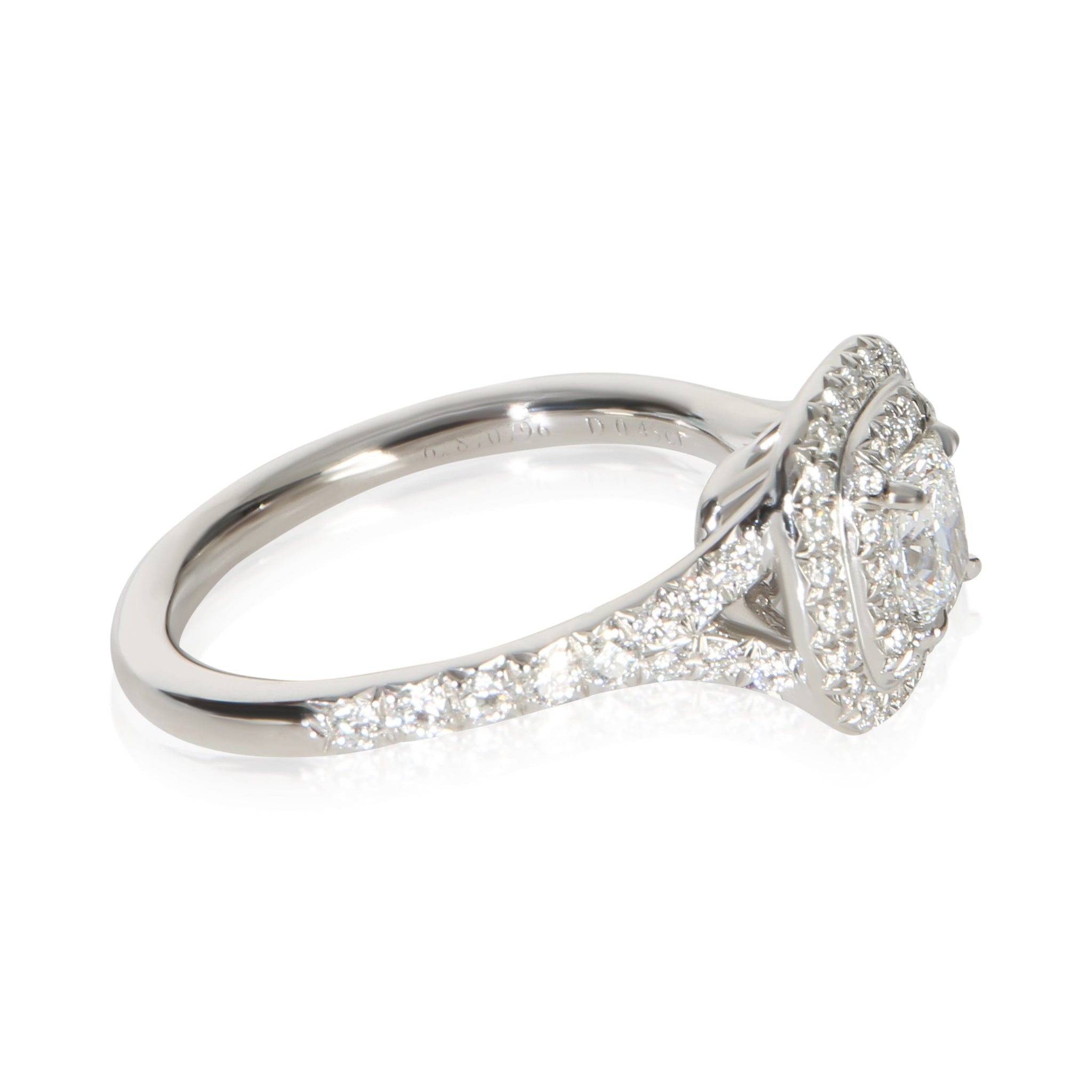 0.45 ct Cushion Diamond Soleste Engagement Ring