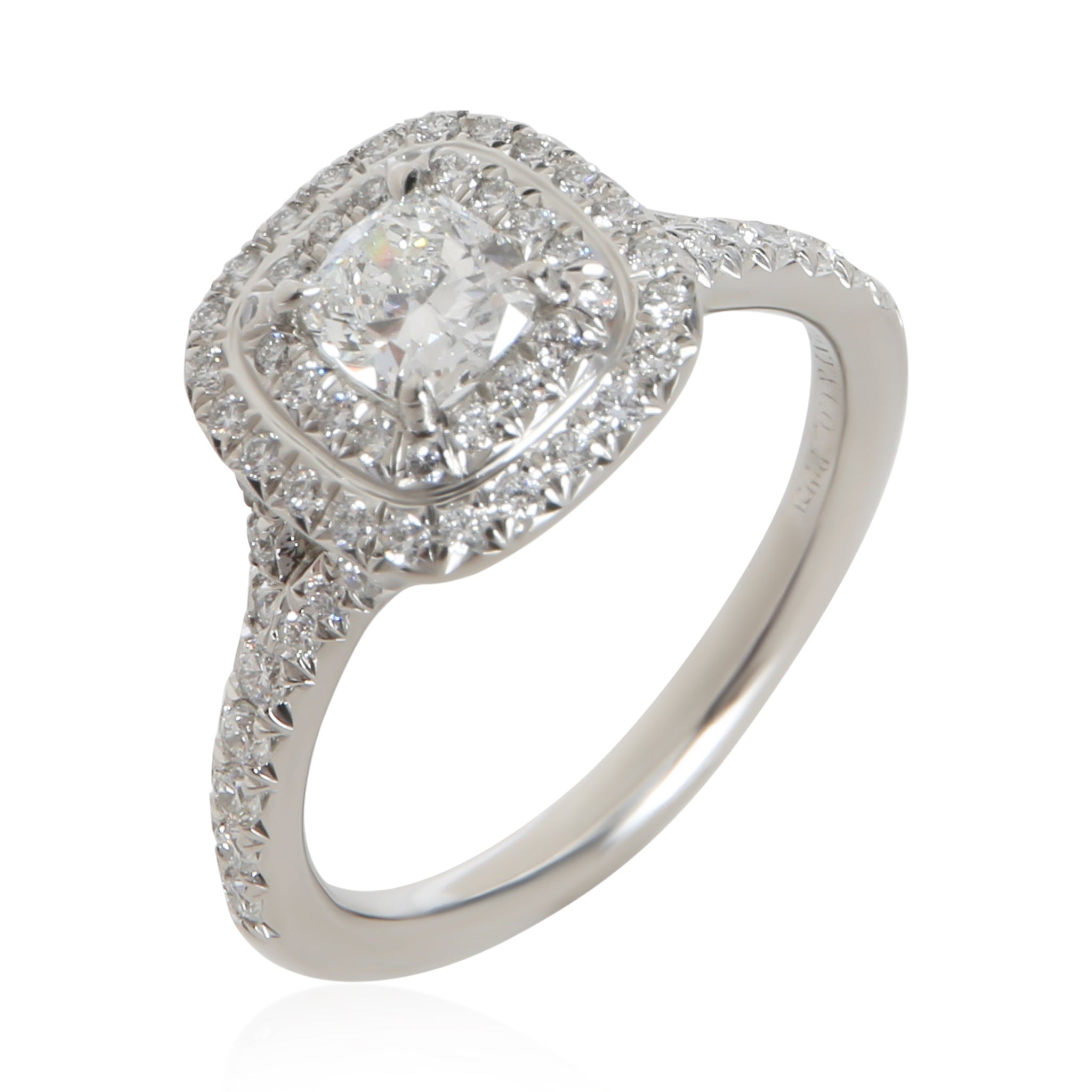 0.45 ct Cushion Diamond Soleste Engagement Ring