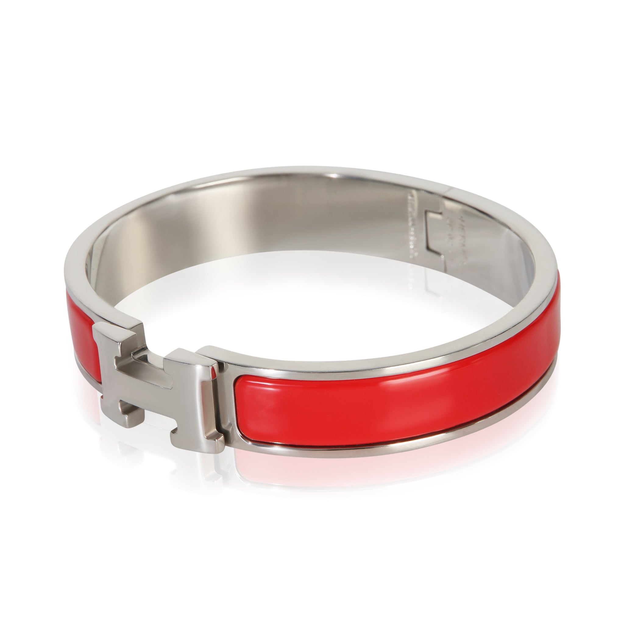 Clic H Bracelet In Rouge Amarante