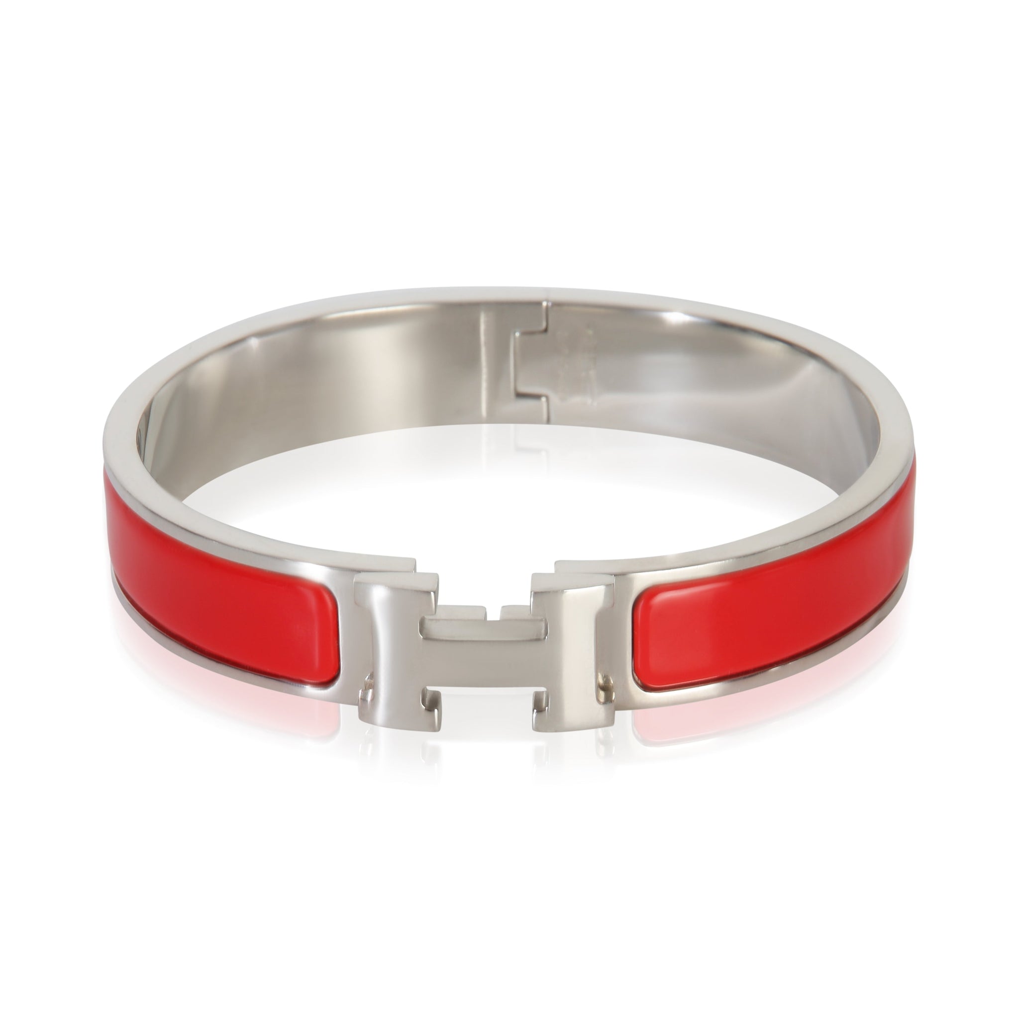 Clic H Bracelet In Rouge Amarante